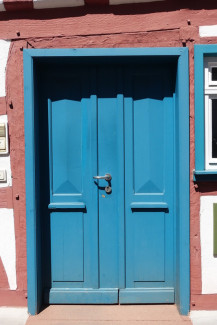 Blaue Tür