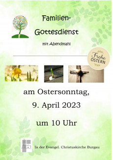 Familiengottesdienst "Ostern", 9. April